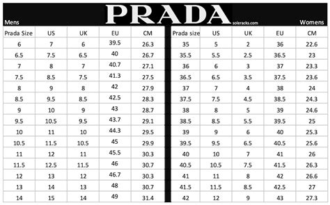 prada loafer size chart|Prada sneakers size guide.